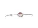 Srebrna bransoletka z masą perłową Faro  VERONA - YES