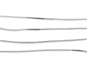 Srebrny łańcuszek splot spiga kłos 1 mm  VERONA - YES