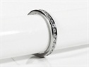 Srebrny pierścionek obrączka cyrkonie  VERONA - YES