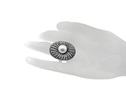 Srebrny pierścionek perła i markazyty Kolekcja Perla  VERONA - YES