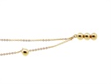 Złoty łańcuszek z kuleczkami kolekcja Lea  VERONA - YES