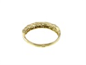 Złoty pierścionek ażurowa obrączka  VERONA - YES