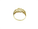 Złoty pierścionek ażurowy  VERONA - YES
