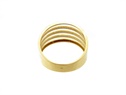 Złoty pierścionek diamentowany  VERONA - YES