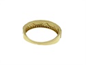 Złoty pierścionek obrączka  VERONA - YES