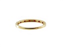 Złoty pierścionek obrączka z rubinami 1  VERONA - YES