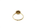 Złoty pierścionek szmaragdy i diamenty  VERONA - YES