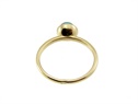 Złoty pierścionek z Topazem London Blue  VERONA - YES