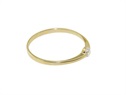 Złoty pierścionek z cyrkonią  VERONA - YES