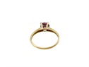 Złoty pierścionek z kolorową cyrkonią  VERONA - YES