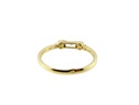 Złoty pierścionek z prostokątną cyrkonią  VERONA - YES