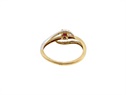 Złoty pierścionek z rubinem  VERONA - YES