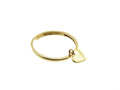 Złoty pierścionek złote serce Amelia  VERONA - YES