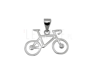 Zawieszka srebrny rower  VERONA - YES
