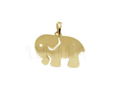 Zawieszka złoty słoń  VERONA - YES