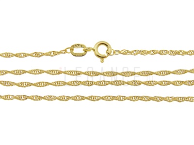 Złoty łańcuszek skręcany kord pr. 585  VERONA - YES