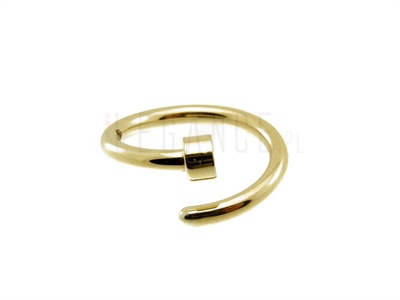 Złoty pierścionek otwarty sprężyna  VERONA - YES