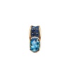 Zdjęcie Zawieszka Topaz London Blue, szafiry i diamenty