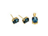 Zdjęcie Komplet złoty Topaz London Blue