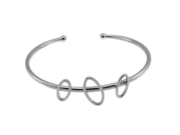 Zdjęcie Srebrna bransoletka typu bangle