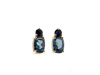 Zdjęcie Kolczyki London blue topaz i szafiry