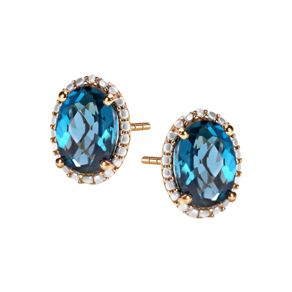 Zdjęcie Kolczyki z Topazami London Blue