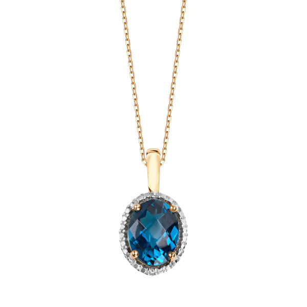Zdjęcie Zawieszka z Topazem London Blue
