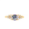 Zdjęcie Pierścionek złoto 333 cyrkonia jak Mystic Topaz