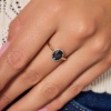 Zdjęcie Pierścionek z Topazem London Blue