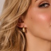 Zdjęcie Złote kolczyki łezki