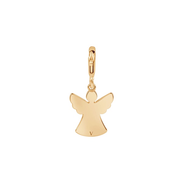 Zdjęcie Pozłacana zawieszka charms aniołek Srebro 925